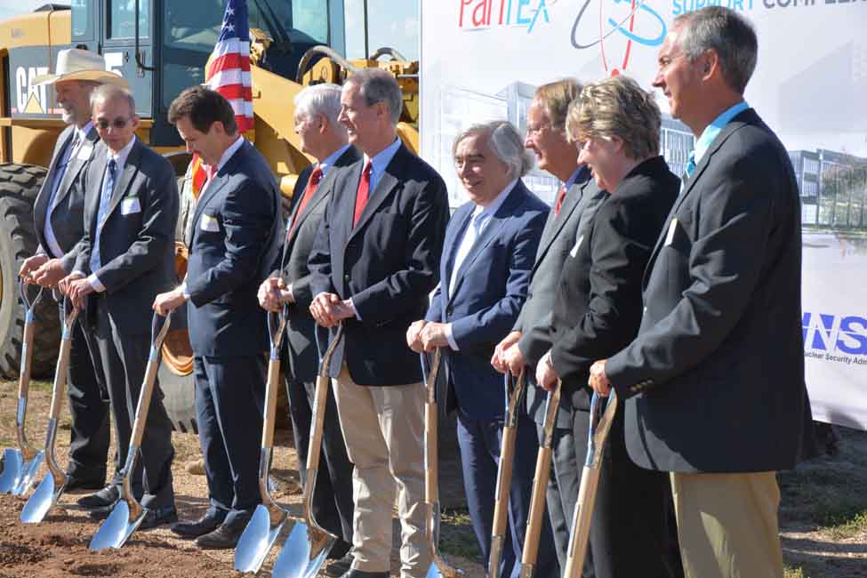 The groundbreaking ceremony for the new Pantex Administrative Support Complex