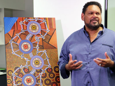 Kabi/Bundjalung artist Jarrod Beezley discusses the symbolism of art in reconciliation action in Australia.