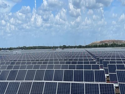 Image of Bechtel’s Texas solar farm to generate power for 20,000 homes