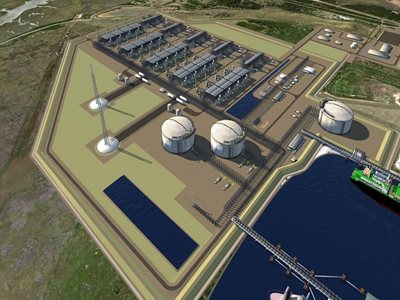 Image of Tellurian starts Driftwood LNG construction