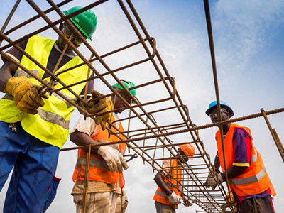 Workers at Gabon National Infrastructure