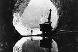 Workers tunneling through the Black Canyon