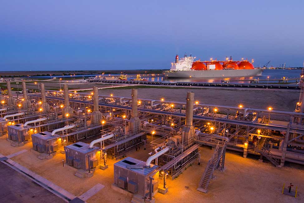 The vaporizers at Sabine Pass, which have regasification capacity of approximately 4 billion cubic feet (roughly 113 million cubic meters) per day