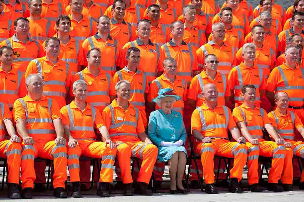 The new station was formally opened on July 17th, 2014 by Her Majesty Queen Elizabeth II