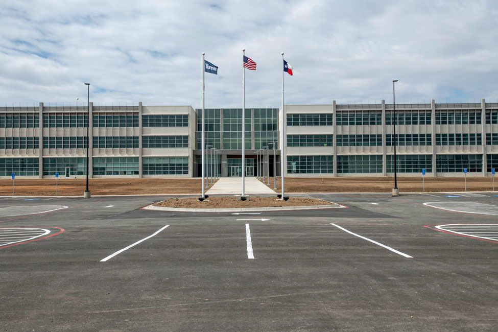 The completed Pantex Administrative Support Complex replaces Cold War-era facilities with an efficient, modern office building.