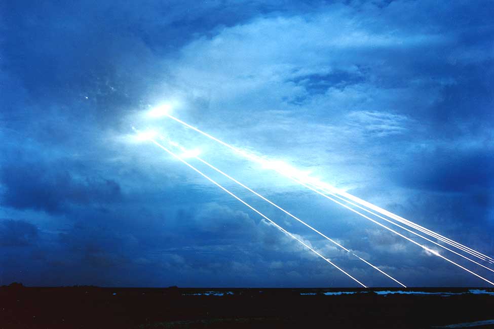 Tests being conducted at the site on Kwajalein Atoll