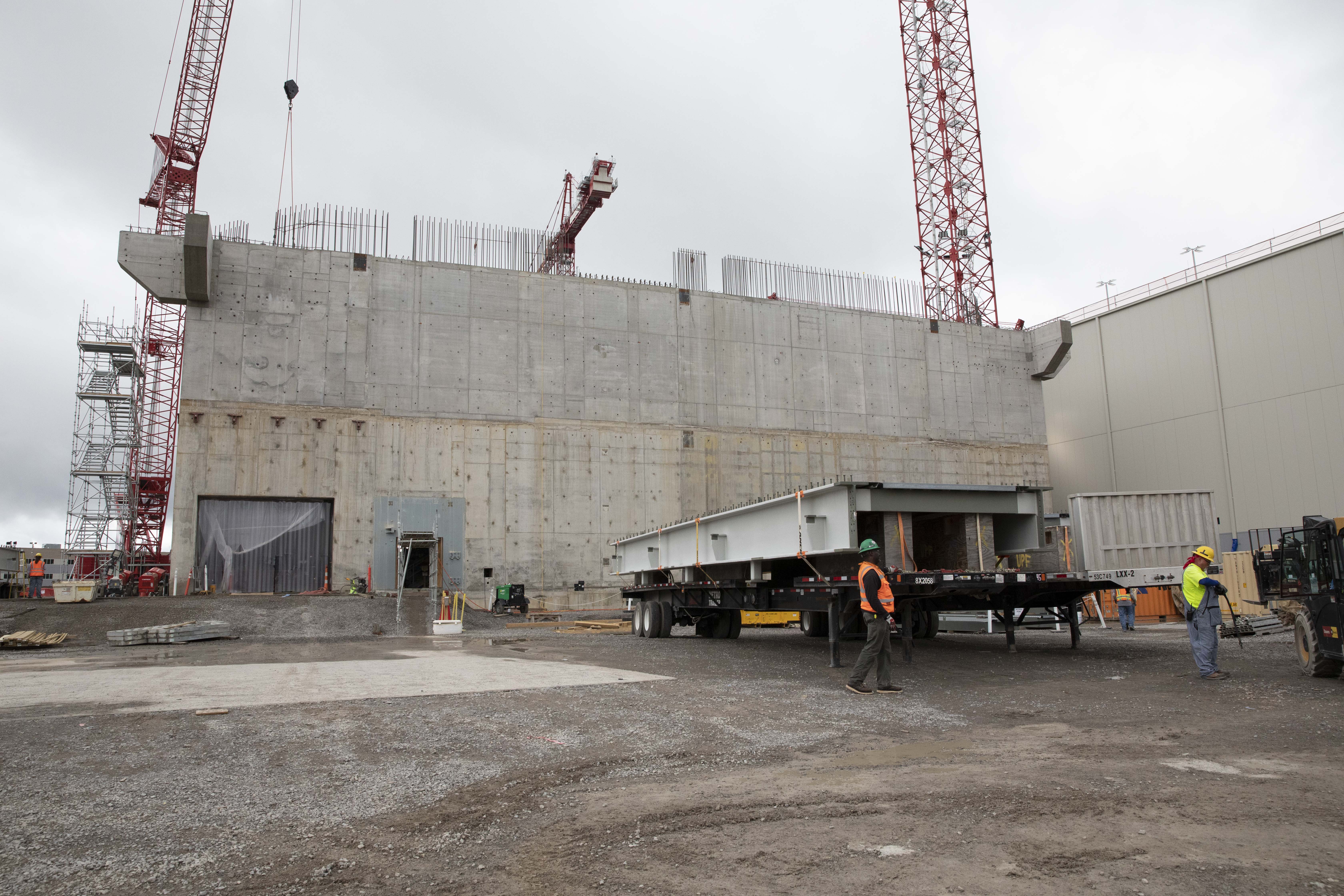 The UPF project completed 12 Main Processing Building (MPB) Concrete Wall Placements in just two months