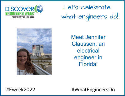 Image representing Celebrating Engineers Week 2022 with Jennifer Claussen