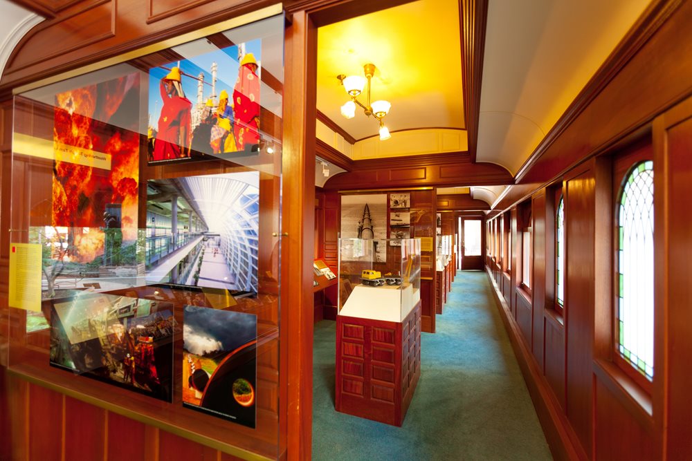 The interior of the original WaaTeeKaa museum contained a mix of photos and memorabilia.