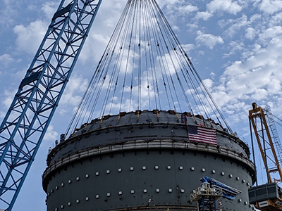 Bechtel Completes Major Milestone at U.S. Nuclear Plant Construction Site