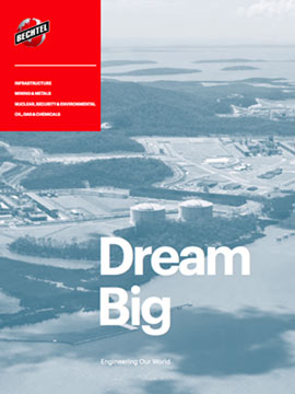 Front cover of 2017 Bechtel Annual Report
