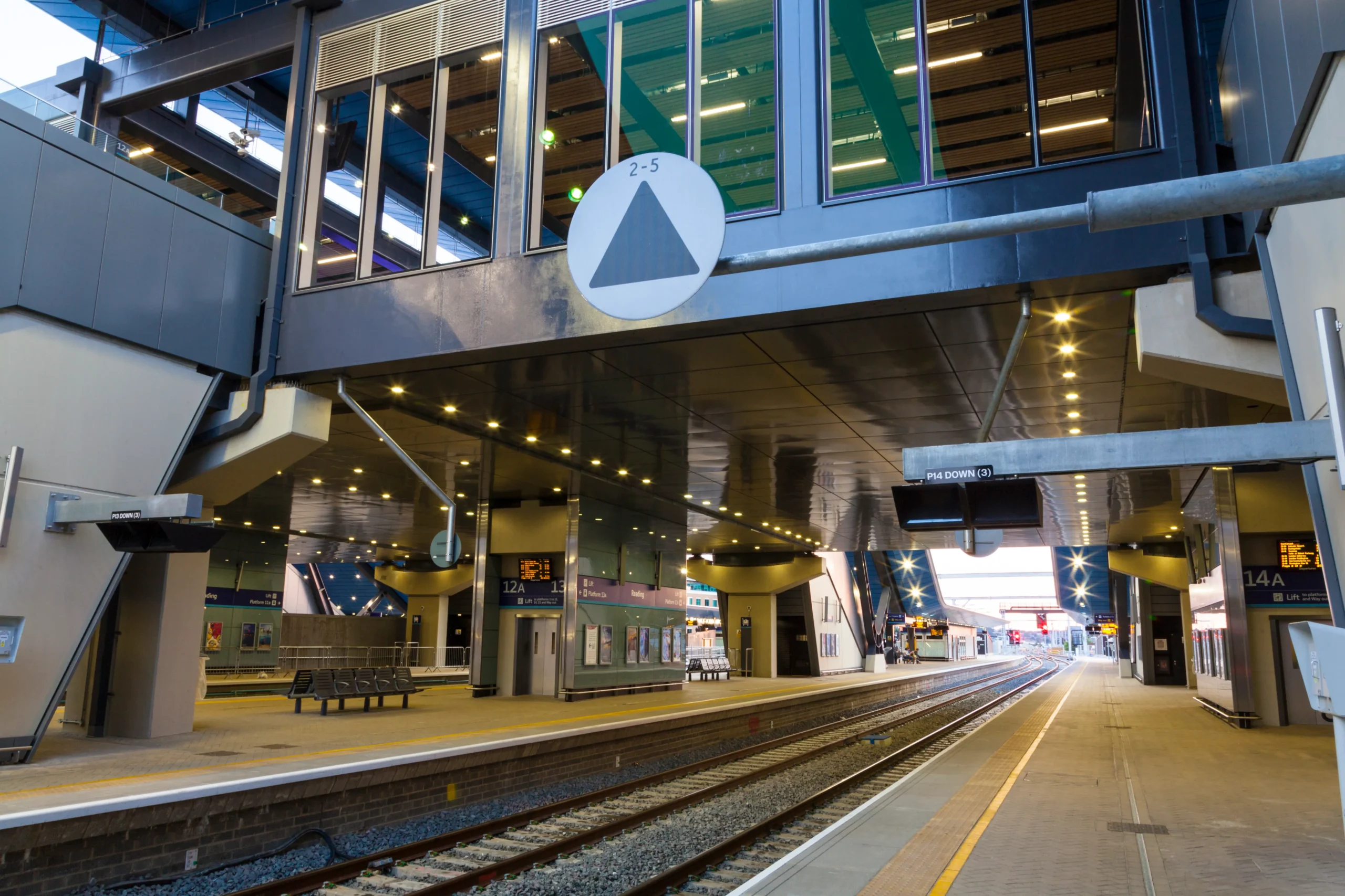 Reading Station transfer deck.