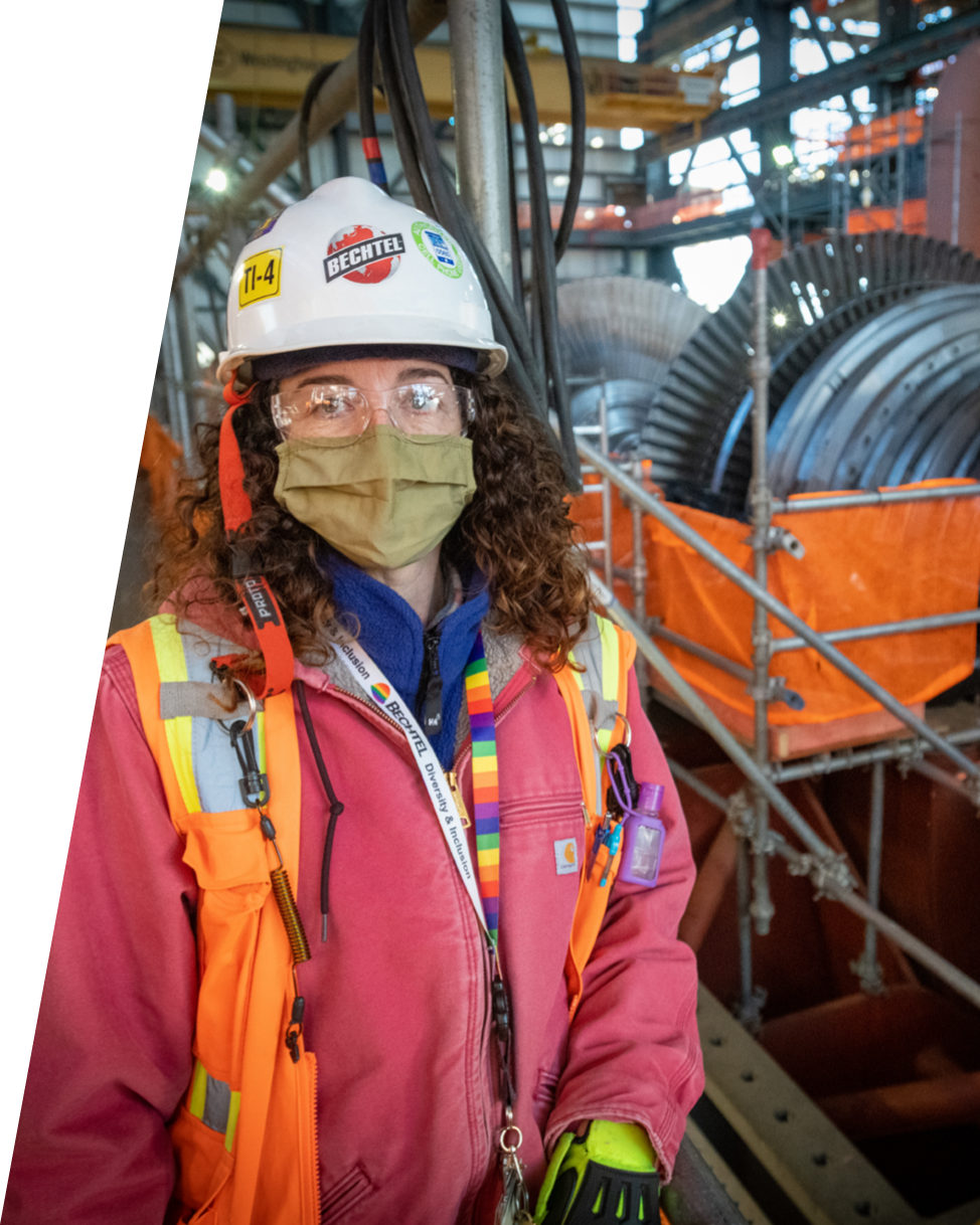 WAYNESBORO, GA - DECEMBER 2, 2020: Photographed at Vogtle Units 3&4 on December 1-2, 2020 in Waynesboro, GA  (Photo by Mark Green Getty Images for Bechtel)