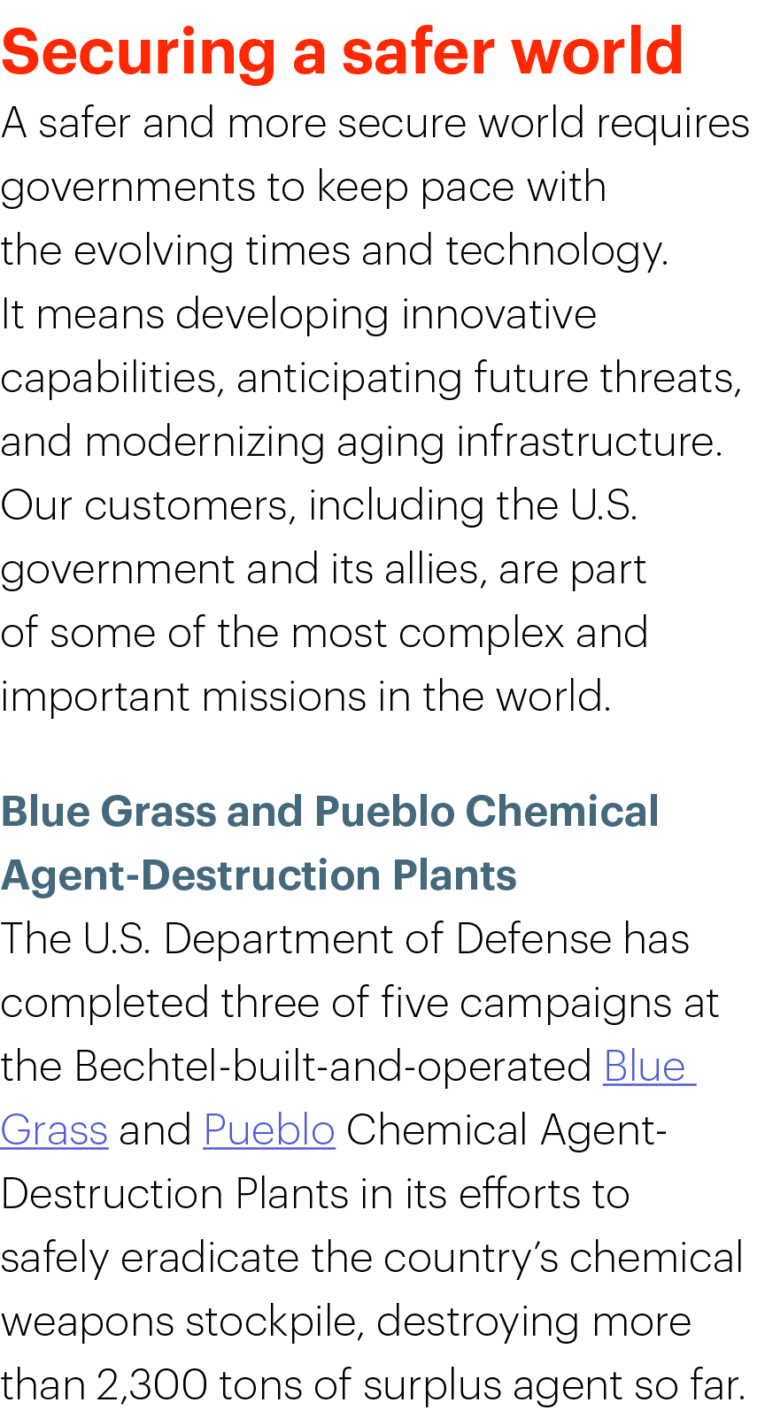 Securing a safer world A safer and more secure world requires governments to keep pace with the evolving times and te...