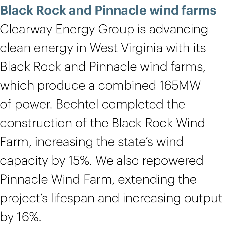 Black Rock and Pinnacle wind farms Clearway Energy Group is advancing clean energy in West Virginia with its Black Ro...