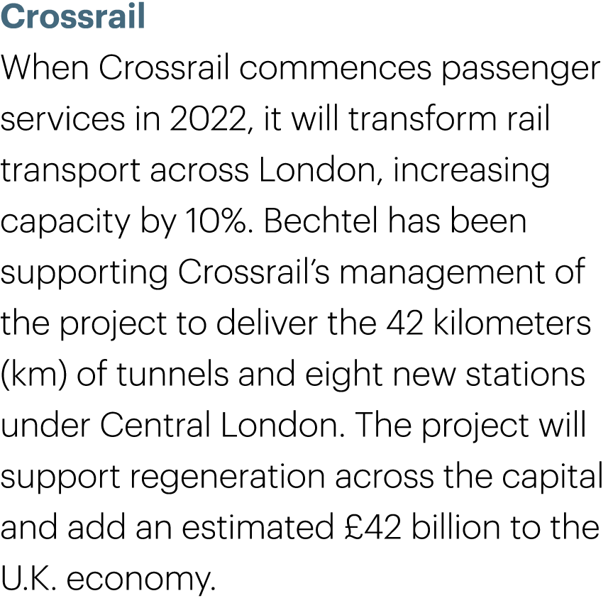 Crossrail When Crossrail commences passenger services in 2022, it will transform rail transport across London, increa...