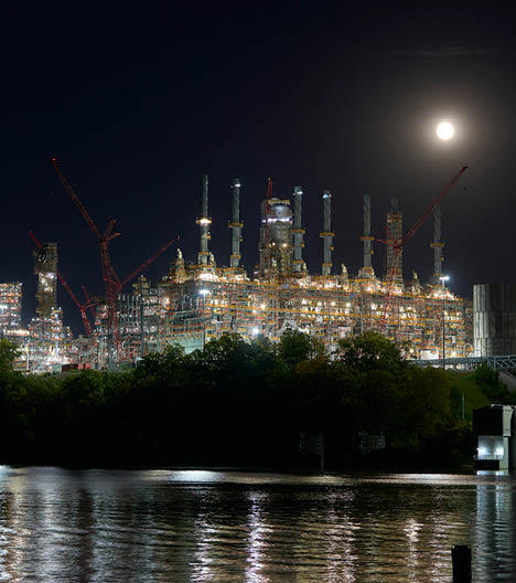 Shell Pennsylvania Petrochemicals Complex Bechtel Construction Photo by Roger Mastroianni