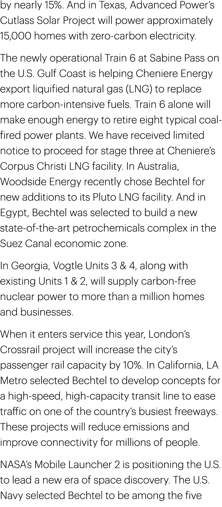 by nearly 15%. And in Texas, Advanced Power’s Cutlass Solar Project will power approximately 15,000 homes with zero-c...